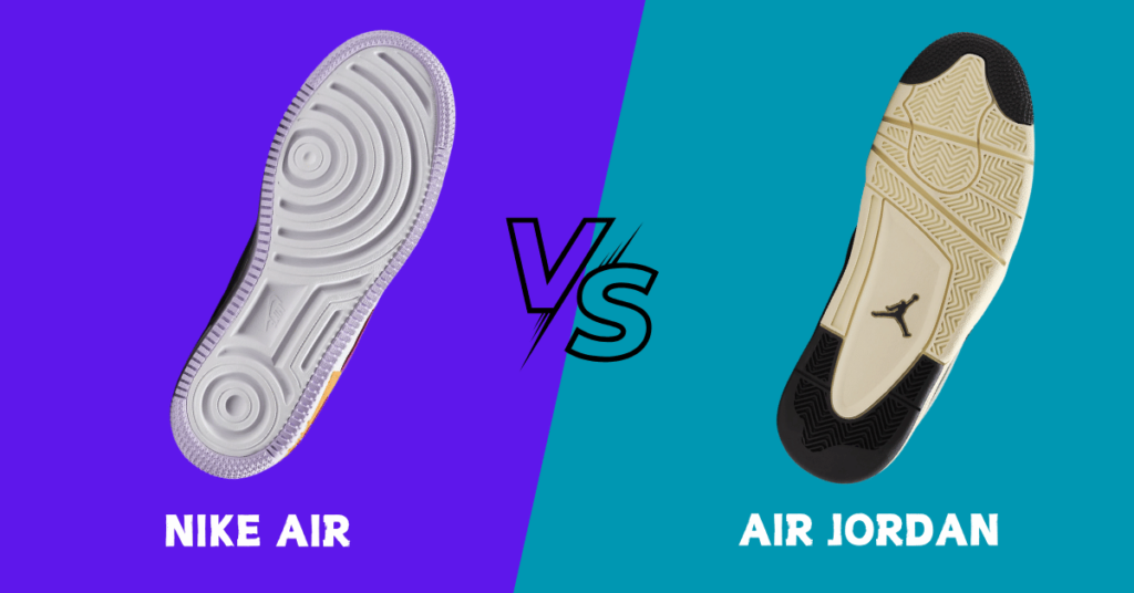 Nike Air vs Air Jordan
