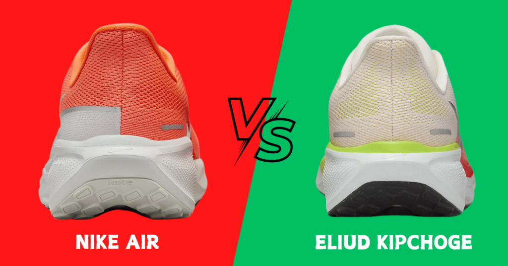 Nike Air vs Eliud Kipchoge Shoes